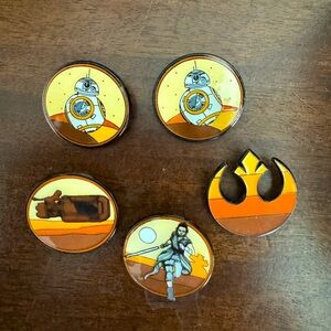 Five Star Wars Pins